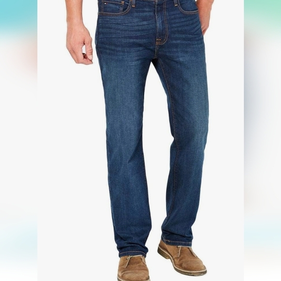 Tommy Hilfiger denim relaxed fit mens jeans - Picture 8 of 9
